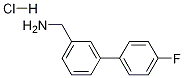 [3-(4-Fluorophenyl)phenyl]methylamine, hcl Structure,1195901-44-0Structure