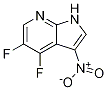 1H-pyrrolo[2,3-b]pyridine, 4,5-difluoro-3-nitro- Structure,1196507-67-1Structure