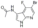 Acetamide, n-(5-bromo-4-fluoro-1h-pyrrolo[2,3-b]pyridin-3-yl)- Structure,1196509-30-4Structure