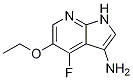 1H-pyrrolo[2,3-b]pyridin-3-amine, 5-ethoxy-4-fluoro- Structure,1196510-45-8Structure