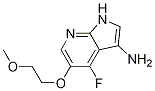 1H-pyrrolo[2,3-b]pyridin-3-amine, 4-fluoro-5-(2-methoxyethoxy)- Structure,1196511-28-0Structure