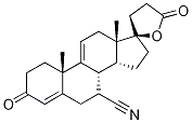 (17Alpha)-7-cyano-17-hydroxy-3-oxo-pregna-4,9(11)-diene-21-carboxylic acid gamma-lactone Structure,1197900-95-0Structure