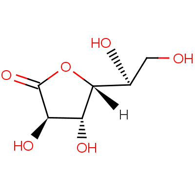 D-gluconic acid, .gamma.-lactone Structure,1198-69-2Structure