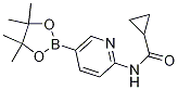 N-(5-(4,4,5,5-tetramethyl-1,3,2-dioxaborolan-2-yl)pyridin-2-yl)cyclopropanecarboxamide Structure,1201644-41-8Structure