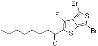 1-(4,6-Dibromo-3-fluorothieno[3,4-b]thiophen-2-yl)-1-octanone Structure,1202249-72-6Structure