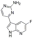 2-Pyrimidinamine, 4-(5-fluoro-1h-pyrrolo[2,3-b]pyridin-3-yl)- Structure,1203567-35-4Structure