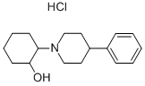 2-(4-Phenyl-1-piperidinyl)cyclohexanol hydrochloride (1:1) Structure,120447-62-3Structure