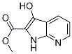 1H-pyrrolo[2,3-b]pyridine-2-carboxylic acid, 3-hydroxy-, methyl ester Structure,1204475-92-2Structure