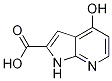 1H-pyrrolo[2,3-b]pyridine-2-carboxylic acid, 4-hydroxy- Structure,1204476-01-6Structure