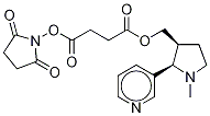 Rac-trans 3’-hydroxymethylnicotine hemisuccinate n-hydroxysuccinimide ester Structure,1207282-60-7Structure