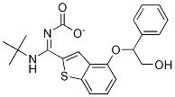 (E)-tert-butyl amino(4-(2-hydroxy-1-phenylethoxy)benzo[b]thiophen-2-yl)methylenecarbamate Structure,1209492-90-9Structure