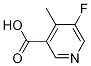 5-Fluoro-4-methylpyridine-3-carboxylic acid Structure,1211584-22-3Structure