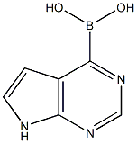 7H-pyrrolo[2,3-d]pyrimidin-4-ylboronic acid Structure,1229041-97-7Structure