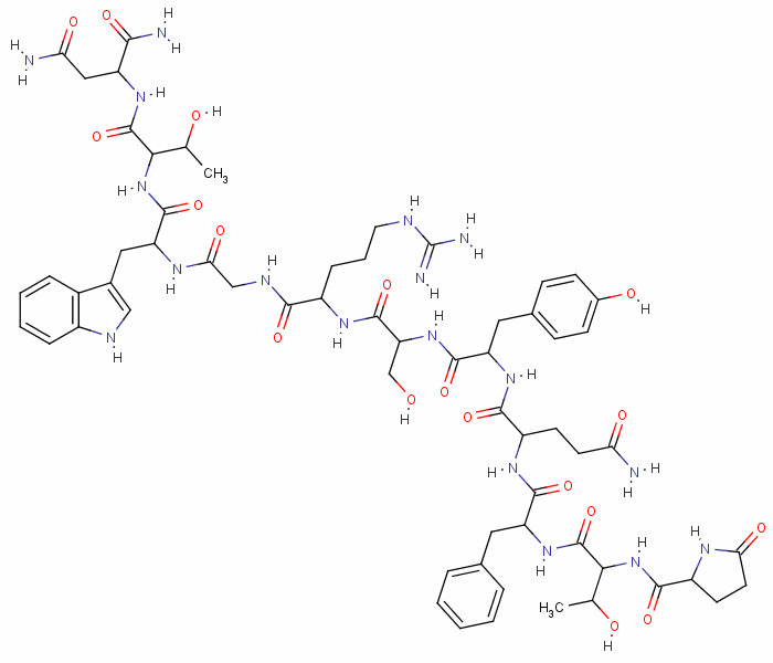 Corazonin Structure,122984-73-0Structure