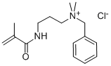 Methacryloyl aminopropyl dimethylbenzyl ammonium chloride Structure,122988-32-3Structure