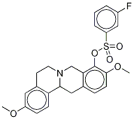 3-Fluorobenzenesulfonic acid 5,8,13,13a-tetrahydro-3,10-dimethoxy-6h-dibenzo[a,g]quinolizin-9-yl ester Structure,1233353-87-1Structure