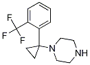 1-(1-(2-(Trifluoromethyl)phenyl)cyclopropyl)piperazine Structure,1245646-33-6Structure