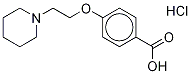 4-[2-(1-Piperidinyl)ethoxy-d4]benzoic acid, hydrochloride salt Structure,1246815-60-0Structure