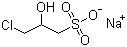 3-Chloro-2-hydroxypropanesulfonic acid sodium salt Structure,126-83-0Structure