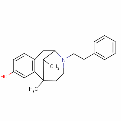 Phenazocine Structure,127-35-5Structure