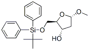 Methyl 5-O-(tert-butyldiphenylsilyl)-2-deoxy-beta-D-erythro-pentofuranoside Structure,130144-86-4Structure