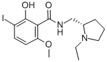 N-((1-ethylpyrrolidin-2-yl)methyl)-2-hydroxy-3-iodo-6-methoxybenzamide Structure,130383-75-4Structure