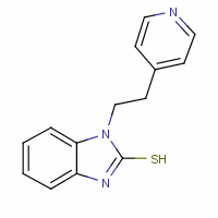 2H-benzimidazole-2-thione,1,3-dihydro-1-[2-(4-pyridinyl)ethyl]- Structure,13083-37-9Structure