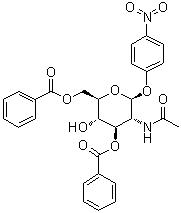 4-Nitrophenyl 2-acetamido-2-deoxy-3,6-di-o-benzoyl-β-d-galactopyranoside Structure,132498-72-7Structure