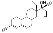 13-Ethyl-3-ethynyl-18,19-dinor-17alpha-pregna-3,5-dien-20-yn-17-ol Structure,1337972-89-0Structure