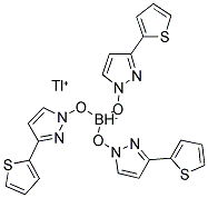 Thallium(1+) hydrido{tris[3-(2-thienyl)-1h-pyrazol-1-olato-kappao]}borate(1-) Structure,134030-71-0Structure