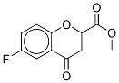 Rac-6-fluoro-3,4-dihydro-4-oxo-2h-1-benzopyran-2-carboxylic acid methyl ester Structure,134102-10-6Structure