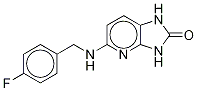 5-[[(4-Fluorophenyl)methyl]amino]-1,3-dihydro-2h-imidazo[4,5-b]pyridin-2-one-d4 Structure,1346598-41-1Structure