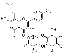 2’-O-rhamnosyl icariside ii Structure,135293-13-9Structure