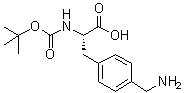 Boc-4-(aminomethyl)-l-phenylalanine Structure,137452-49-4Structure