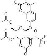 4-Methylumbelliferyl 3,4,6-tri-o-acetyl-2-deoxy-2-trifluoroacetamido-β-d-glucopyranoside Structure,137686-93-2Structure