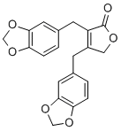 2,3-Di(3’,4’-methylenedioxybenzyl)
-2-buten-4-olide Structure,137809-97-3Structure