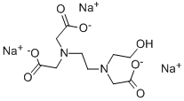 N-(2-hydroxyethyl)ethylenediamine-n,n’,n’-triacetic acid trisodium salt Structure,139-89-9Structure