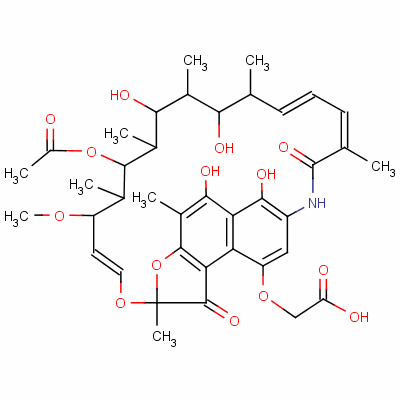 Rifamycin b Structure,13929-35-6Structure