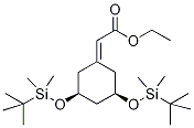 (3R-trans)-[3,5-bis[[(1,1-dimethylethyl)dimethylsilyl]oxy]cyclohexylidene]-acetic acid ethyl ester Structure,139356-36-8Structure