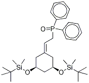 (3R-trans)-[2-[3,5-bis[[(1,1-dimethylethyl)dimethylsilyl]oxy]cyclohexylidene]ethyl]diphenyl-phosphine oxide Structure,139356-39-1Structure