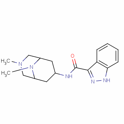 N-(3,9-dimethyl-3,9-diazabicyclo[3.3.1]nonan-7-yl)-1h-indazole-3-carboxamide Structure,141549-75-9Structure