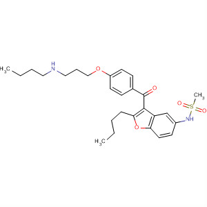 N-desbutyldronedarone hcl Structure,141626-35-9Structure