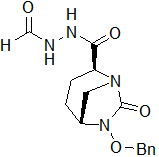 (2S,5r)-6-(benzyloxy)-n-formyl-7-oxo-1,6-diaza-bicyclo[3.2.1]octane-2-carbohydrazide Structure,1426572-71-5Structure