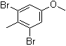 2,6-Dibromo-4-methoxytoluene Structure,14542-71-3Structure