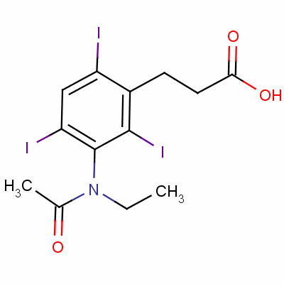 Ioprocemic acid Structure,1456-52-6Structure