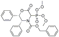 (5R,6s)-benzyl 3-(dimethoxyphosphoryl)-2-oxo-5,6-diphenylmorpholine-4-carboxylate Structure,145761-32-6Structure