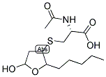 N-acetyl-s-(5-hydroxy-2-pentyltetrahydro-3-furanyl)-l-cysteine Structure,146764-24-1Structure