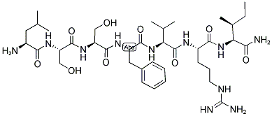 H-leu-ser-ser-phe-val-arg-ile-nh2 Structure,148054-14-2Structure