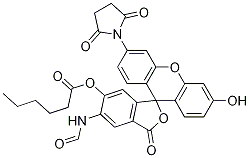 6-(Fluorescein-5-carboxamido)hexanoic acid succinimidyl ester Structure,148356-00-7Structure