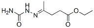 Pentanoic acid,4-[2-(aminocarbonyl)hydrazinylidene]-, ethyl ester Structure,14923-67-2Structure